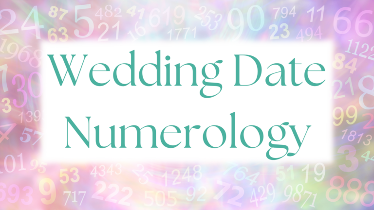 Wedding Date Numerology: Picking The Perfect Marriage Date